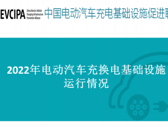 2022年12月全國電動汽車充換電基礎設施運行情況