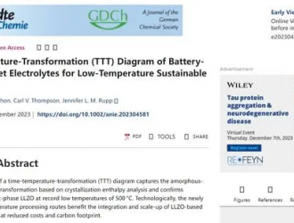 固態(tài)電池突破有望！全新工藝可低溫合成電解質(zhì) 成本更低